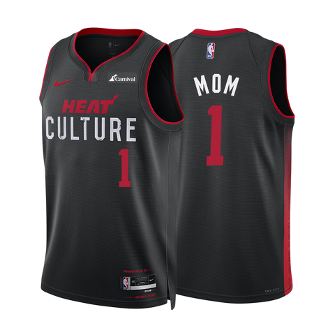#1 Mom Nike HEAT Culture Swingman Jersey