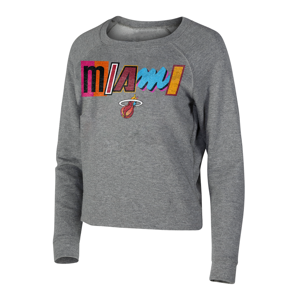 Concepts Sport Miami HEAT Mashup Women's Sweatshirt WOMENS TEES CONCEPTS SPORTS    - featured image