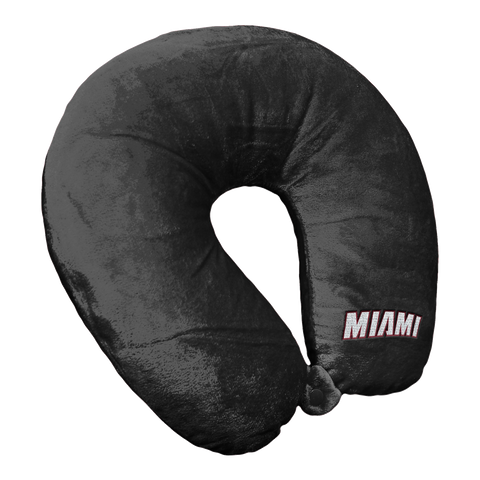 Miami HEAT Black Neck Pillow