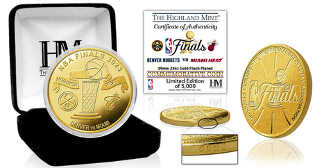 Highland Mint Miami HEAT 2023 NBA Finals Dueling Gold Coin