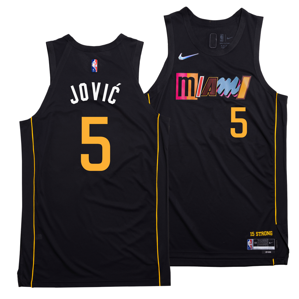 Nikola Jović Nike Miami HEAT Mashup Swingman Jersey - Player's Choice - featured image