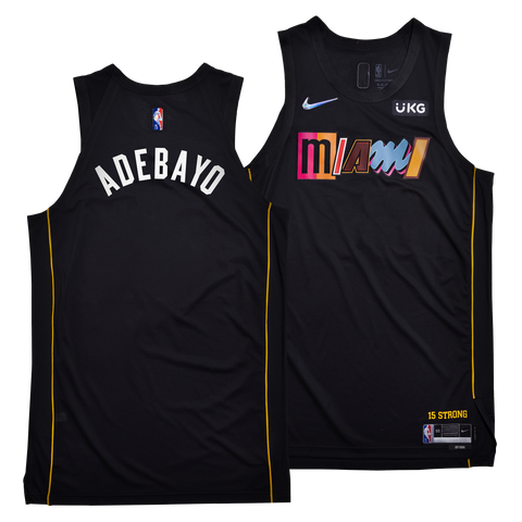 Bam Adebayo Nike Miami HEAT Mashup Swingman Jersey - Custom Number Style