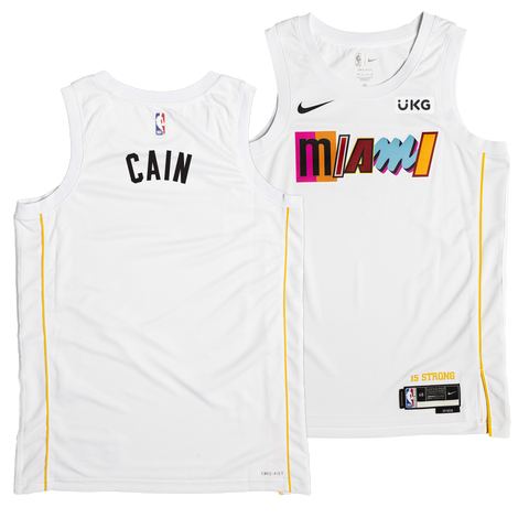 Jamal Cain Nike Miami Mashup Vol. 2 Youth Swingman Jersey - Custom Number Style