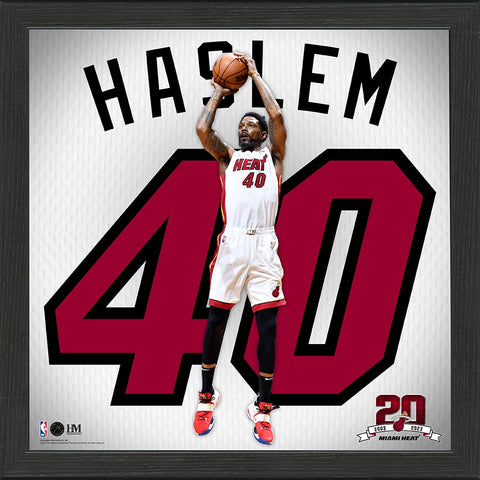Udonis Haslem Impact 13" x 13" Jersey Frame