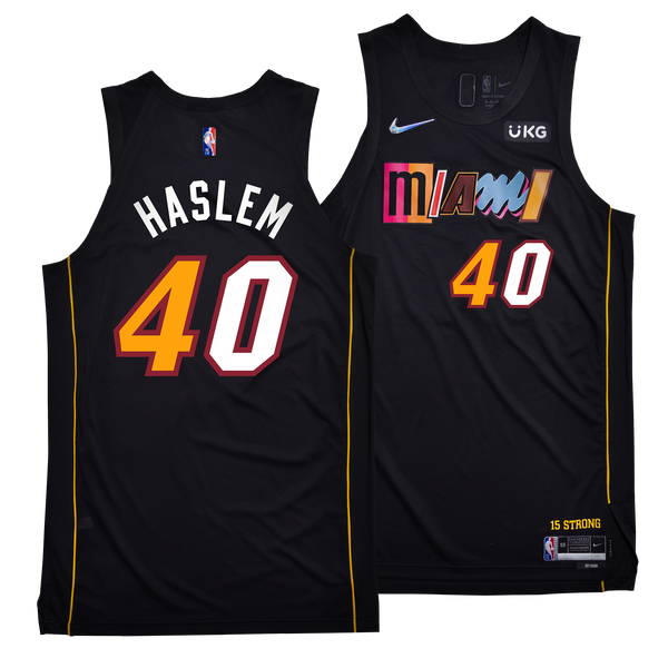 Nike+NBA+Swingman+Miami+Heat+Udonis+Haslem+Earned+Edition+Gold+Jersey+Size+M  for sale online