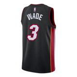 Dwyane Wade Nike Miami HEAT Youth Icon Black Swingman Jersey - 2