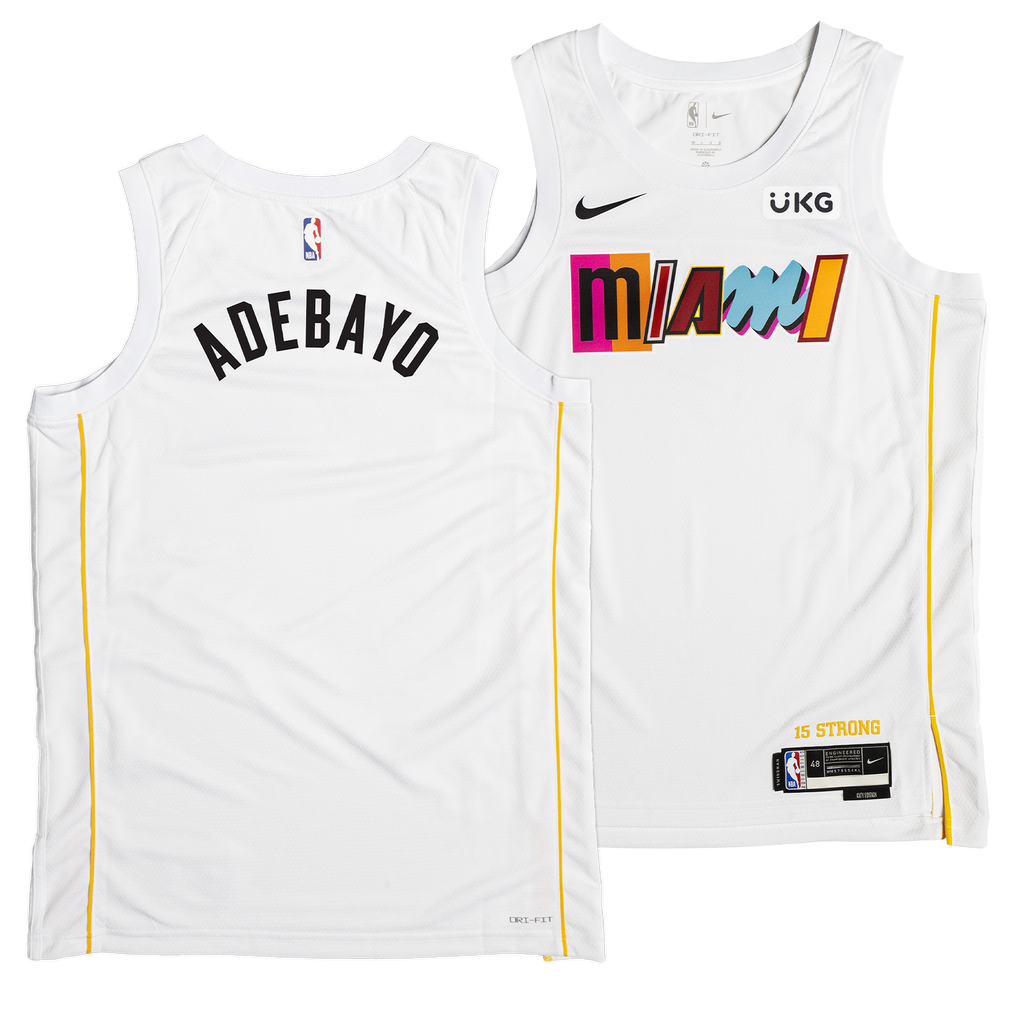Bam Adebayo Nike Miami Mashup Vol. 2 Youth Swingman Jersey - Custom Number Style KIDS JERSEY OUTERSTUFF    - featured image