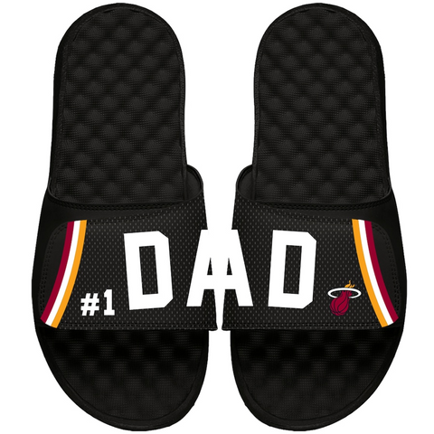 Islide Miami HEAT #1 Dad Sandals