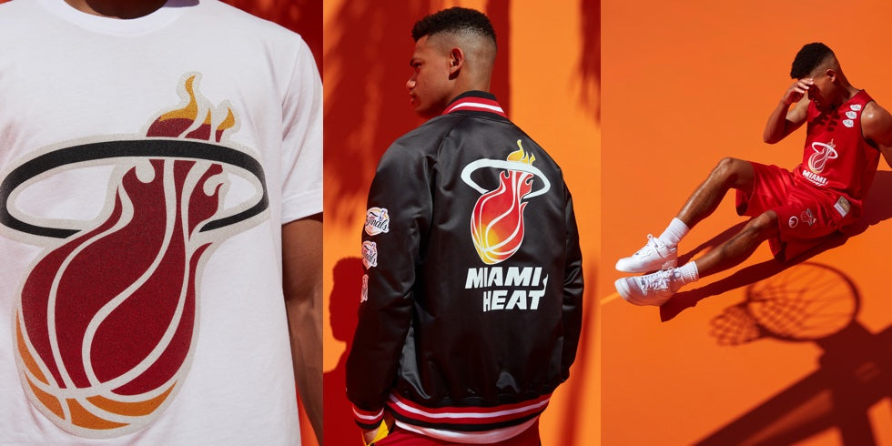 UNKNWN X Mitchell and Ness X Miami HEAT Homecourt Collection