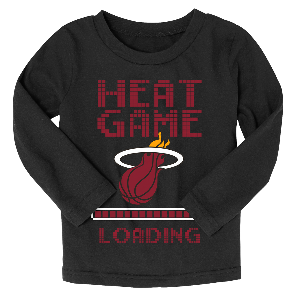 Miami HEAT Loading Up  Long Sleeve Kids Girl Tee KIDS INFANTS OUTERSTUFF    - featured image