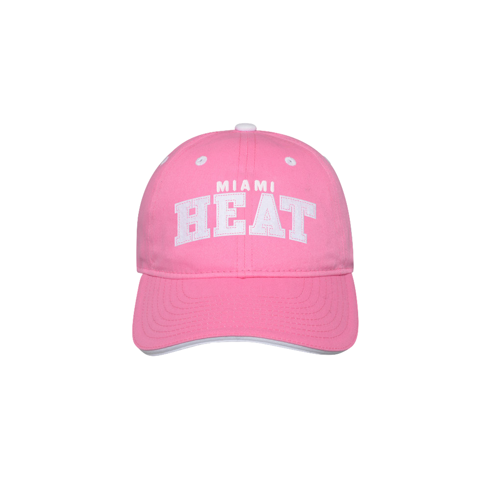 Miami HEAT Pink Slouch Adjustable Youth Hat KIDSCAP OUTERSTUFF    - featured image