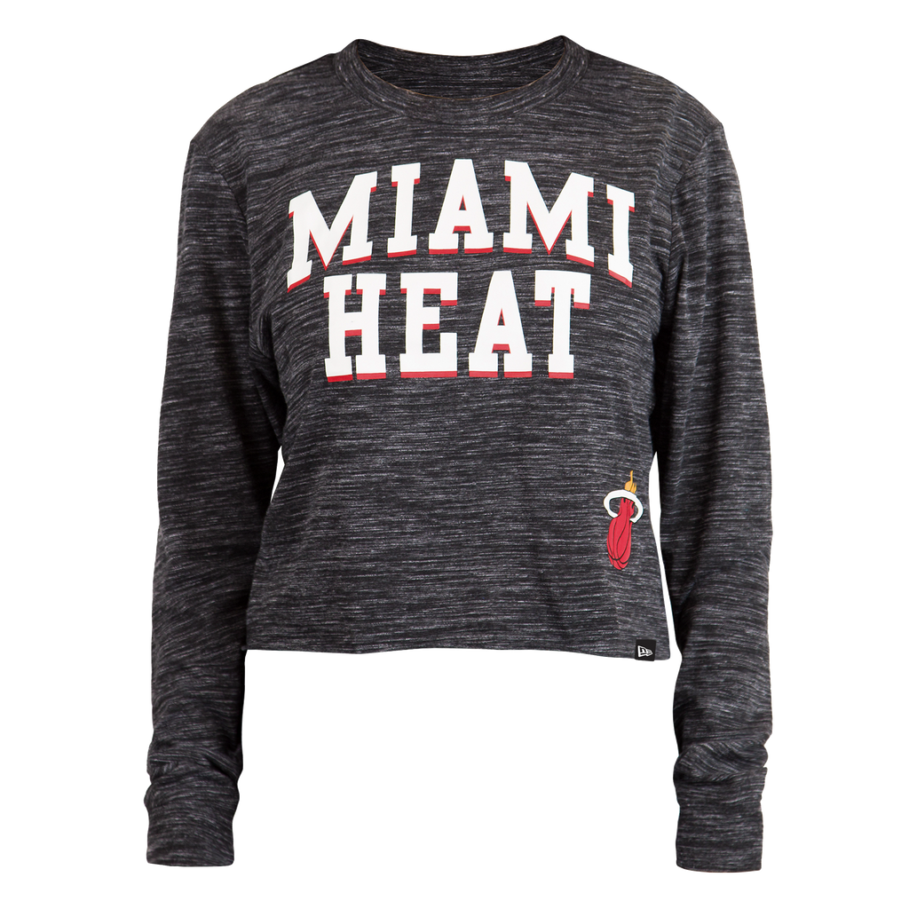 New Era Miami HEAT Women's Crop Tee WOMENS TEES 5TH AND OCEAN    - featured image