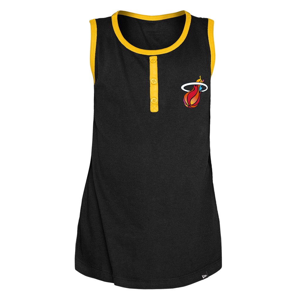 New Era Miami HEAT Mashup Girl's Youth Tank GIRLSTEES 5TH AND OCEAN    - featured image