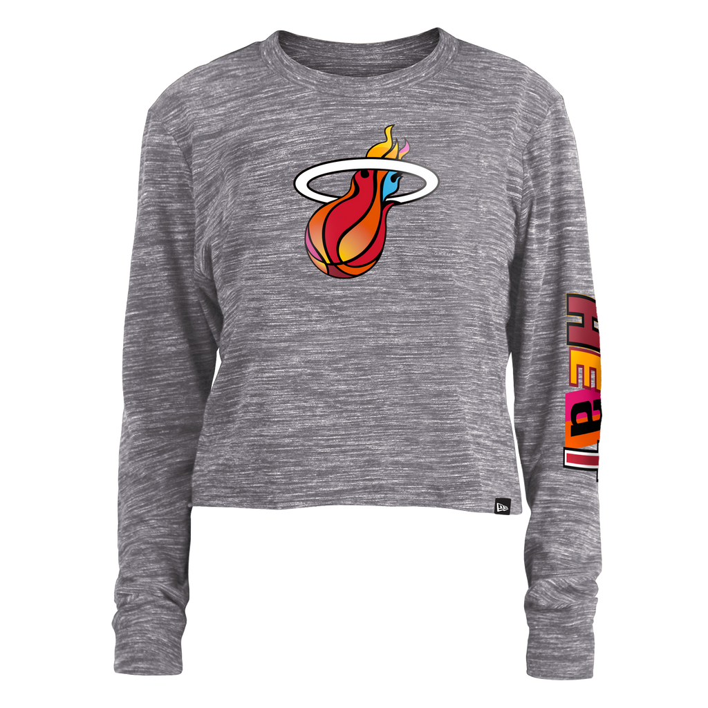New Era Miami Mashup Vol. 2 Women's Longsleeve Crop WOMENS TEES 5TH AND OCEAN    - featured image