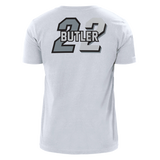 Jimmy Butler New Era Miami HEAT Mashup Name & Number White Tee - 1