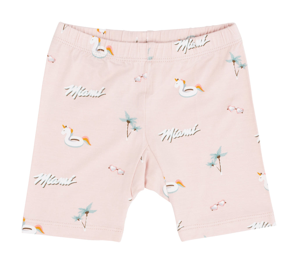 Court Culture x Kyte Baby Beach Blush Toddler Short Sleeve PJ Set