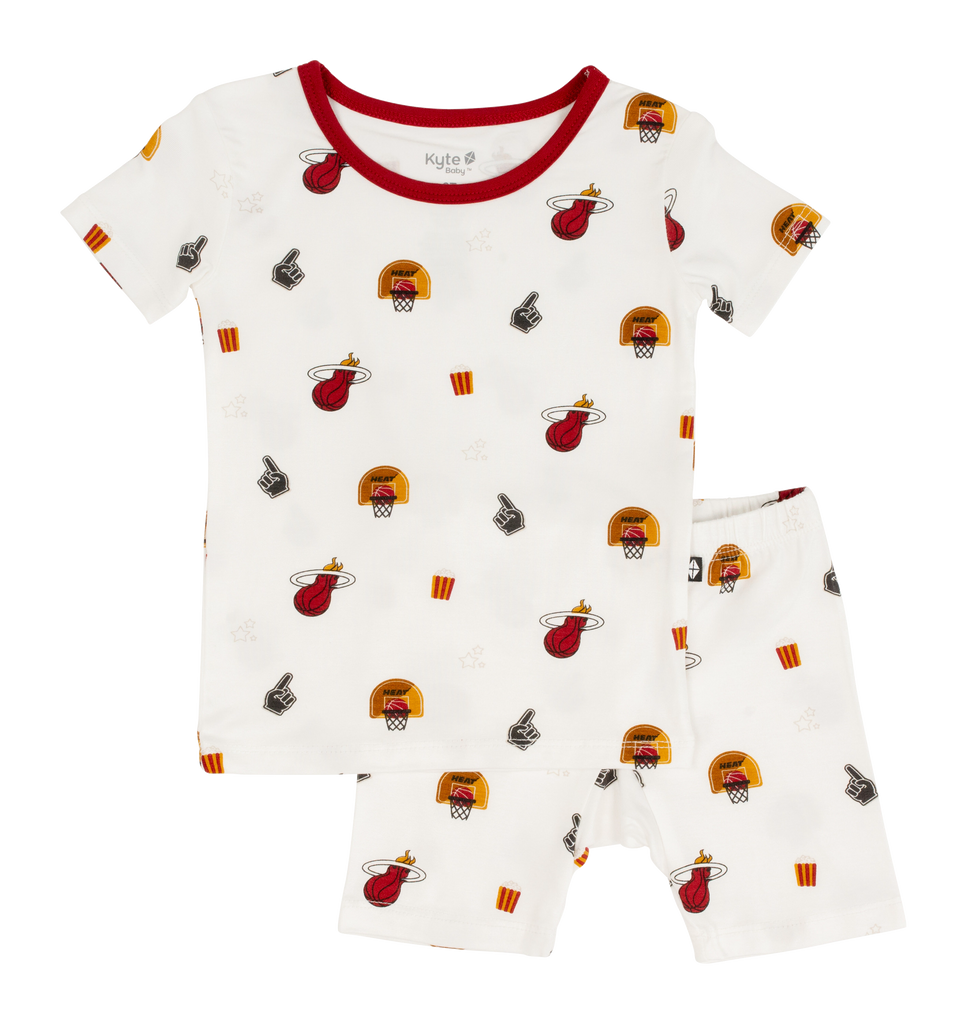 Court Culture x Kyte Baby Game Day Cloud Toddler Short Sleeve PJ Set Toddlers KYTE BABY    - featured image