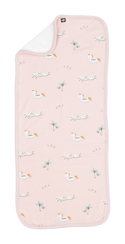 Court Culture x Kyte Baby Beach Blush Burp Cloth Miami HEAT Store