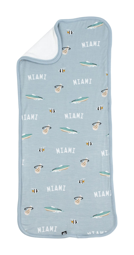 Court Culture x Kyte Baby Nautical Fog Burp Cloth Miami HEAT Store