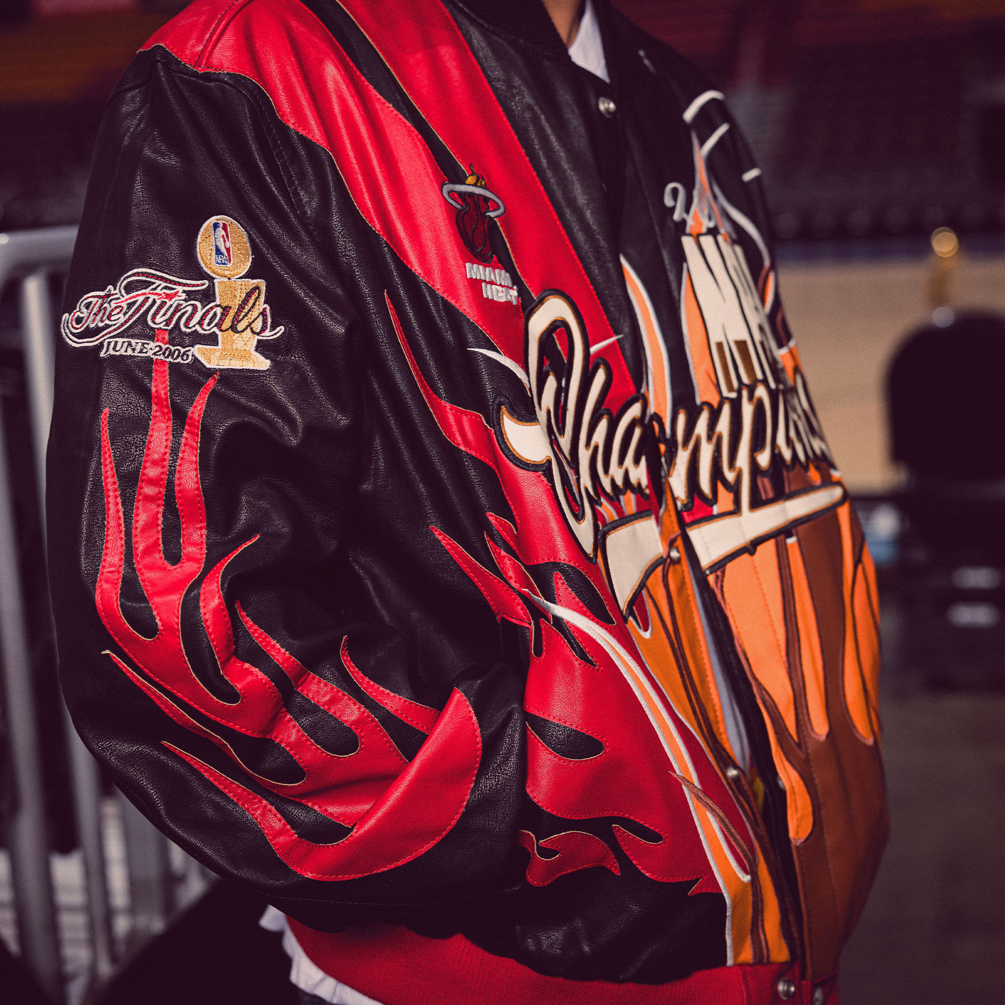 Miami HEAT x Jeff Hamilton 2006 Championship Legacy Jacket Miami HEAT x Jeff Hamilton 2006 Championship Legacy Jacket