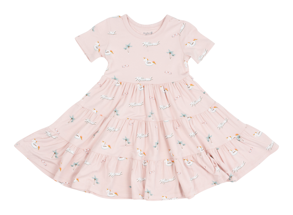 Court Culture x Kyte Baby Beach Blush Tiered Dress Toddlers KYTE BABY    - featured image