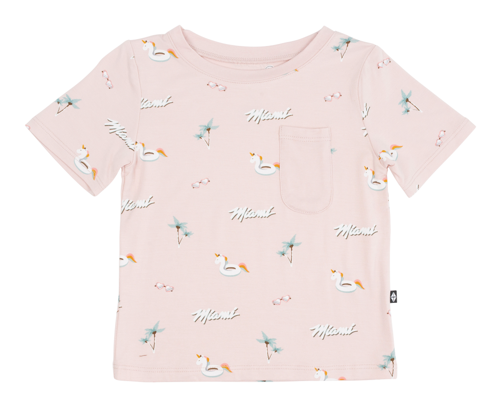 Court Culture x Kyte Baby Beach Blush Toddler Crew Neck Tee Toddlers KYTE BABY    - featured image