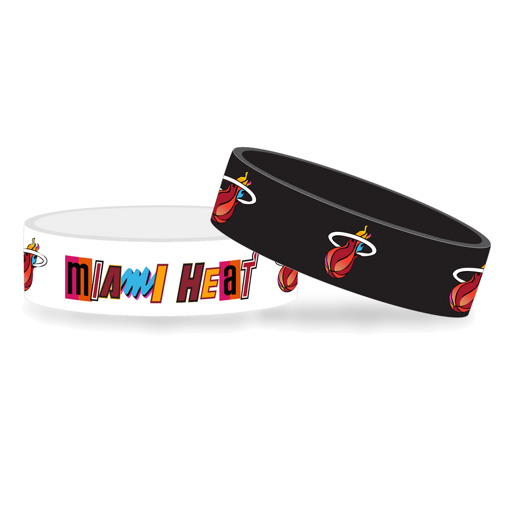 Miami HEAT Mashup W/B 2 Pack Bracelet NOV. MISC.Z AMINCO    - featured image