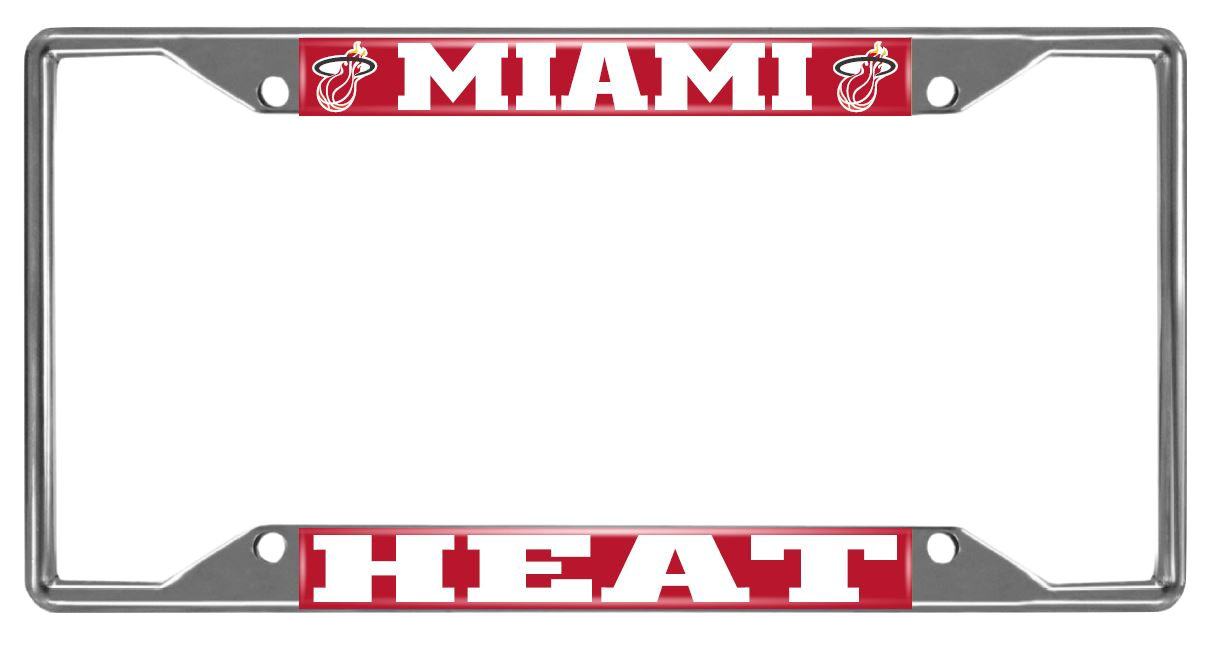 Miami HEAT Hardwood Classic License Plate Frame Miami HEAT Store