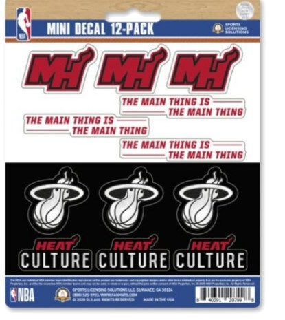 HEAT Culture Mini Decal 12 Pack NOV. MISC.Z FANMATS    - featured image