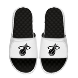 Islide Miami HEAT Logo Black & White Sandals - 1