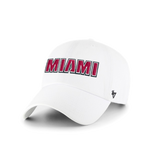 '47 Brand Miami HEAT Wordmark Clean Up Hat - 1