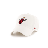 '47 Brand Miami HEAT Logo White Clean Up hat - 1