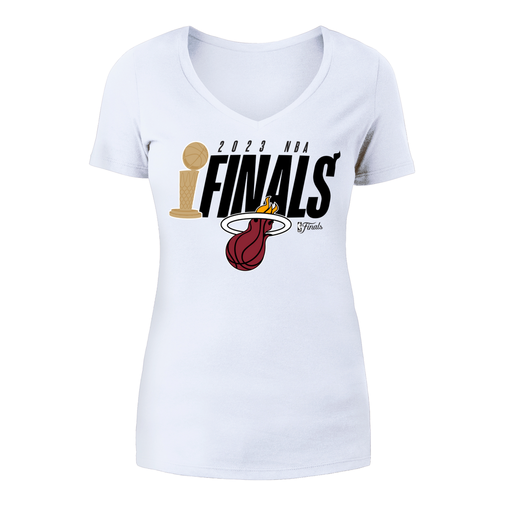 New Era Miami HEAT 2023 NBA Finals Women's Tee WOMENS TEES 5TH AND OCEAN    - featured image
