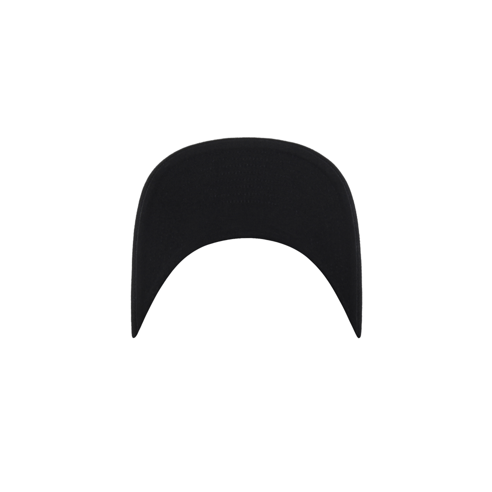 The '47 Brand Carhartt Miami HEAT Cleanup Dad Hat features a black, crescent-shaped cotton design with pointed ends. One size fits most. Set against a plain white background. Spot clean only.