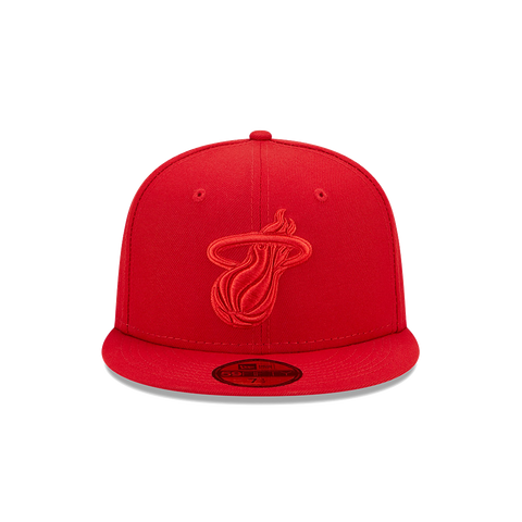 New Era Miami HEAT Red Tonal Fitted Hat