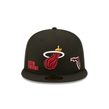 New Era Miami HEAT Identity Fitted Hat - 1