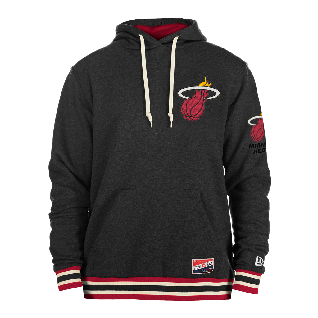 New Era Miami HEAT Fleece Pullover Hoodie MENSOUTERWEAR 5TH AND OCEAN    - featured image