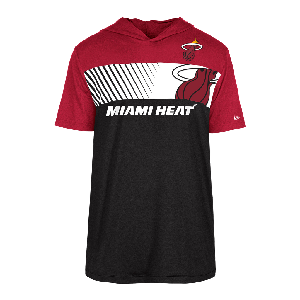 New Era Miami HEAT Red Hoodie Tee UNISEXTEE 5TH AND OCEAN    - featured image