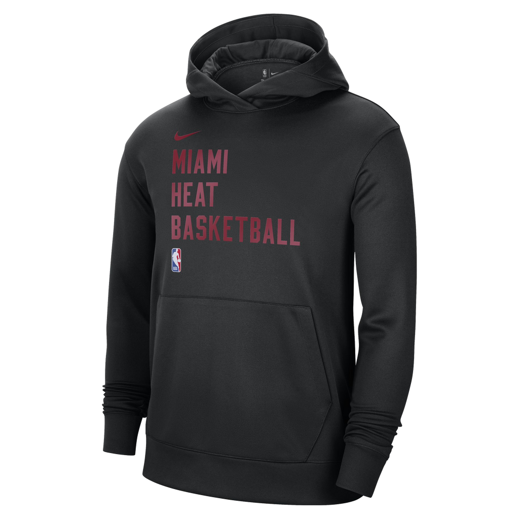 Nike Miami HEAT 2023-24 On-Court Pullover Hoodie MENSOUTERWEAR NIKE    - featured image