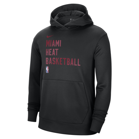 Nike Miami HEAT 2023-24 On-Court Pullover Hoodie