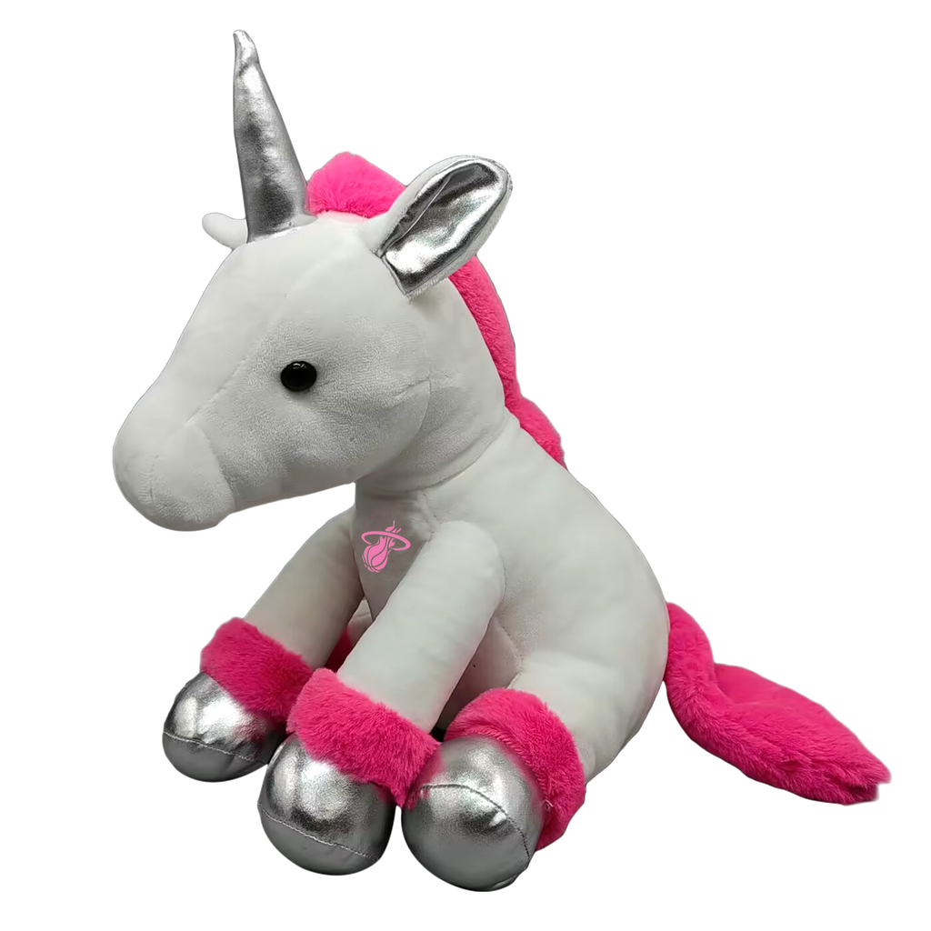 Miami HEAT Pink Unicorn Plushie NOV. MISC.Z FOREVER COLLECTIBLES    - featured image