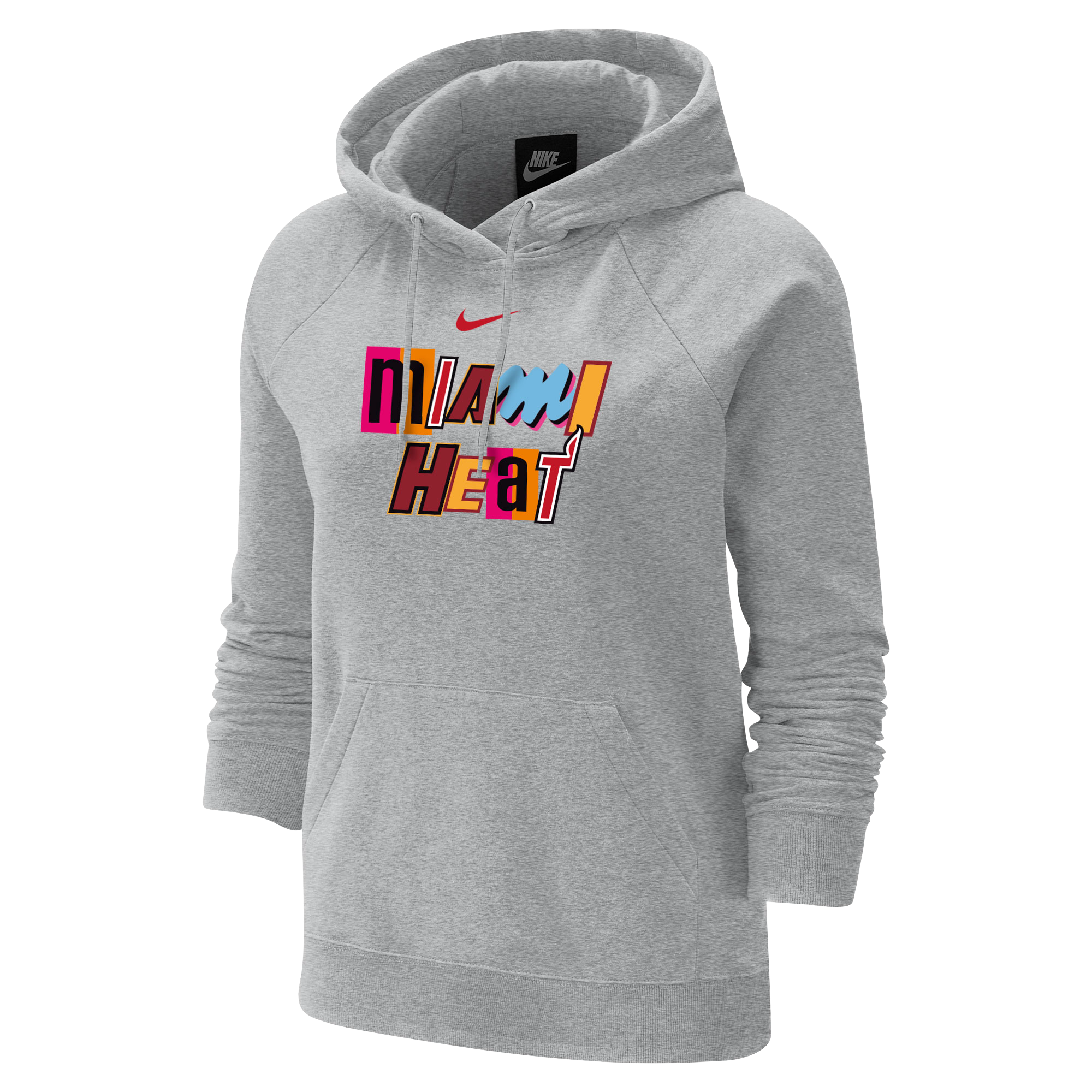 Nike Miami HEAT Mashup Grey Women s Hoodie