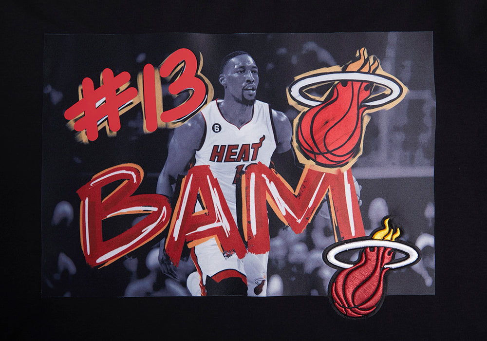 コムドットゆうた着用 unique NBA パッチ　ベロア　ジャケットb-boy Bam Adebayo Hoodie | Miami HEAT | Youth Hoodie