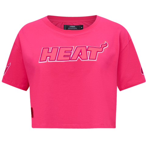 Miami Heat Basketball Women Tshirt Pink Size Large L