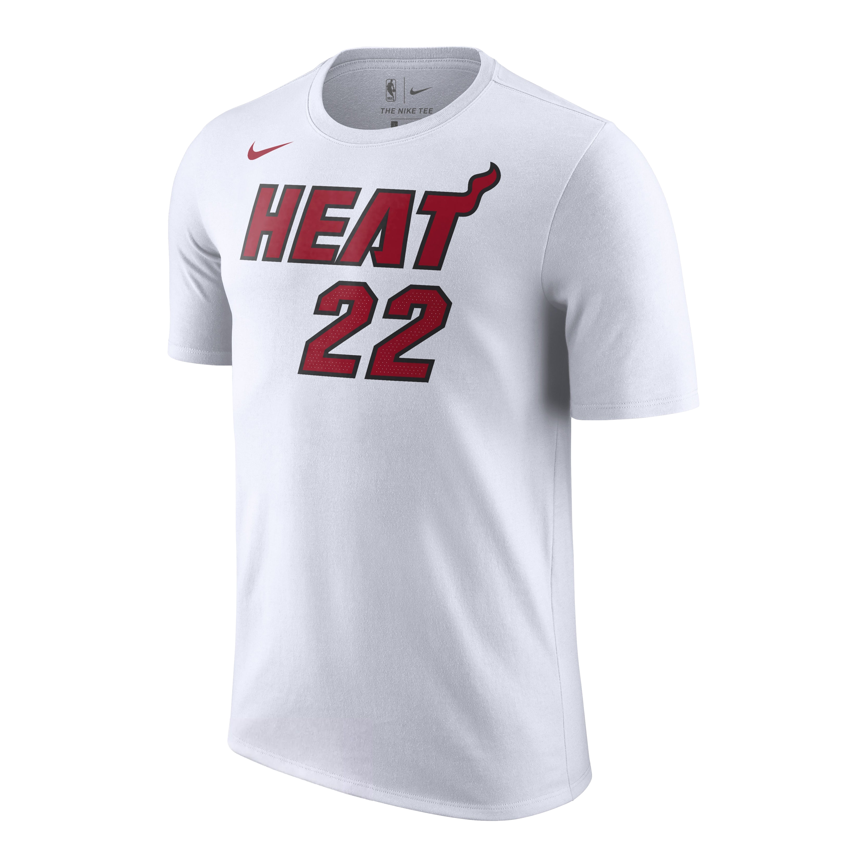 Jimmy Butler Association White Name Number Tee Miami HEAT Store