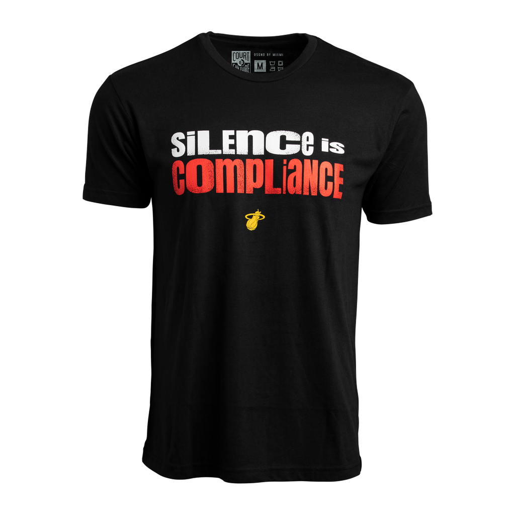 Court Culture Silence Is Compliance Men's Tee Men Tees COURT CULTURE    - featured image