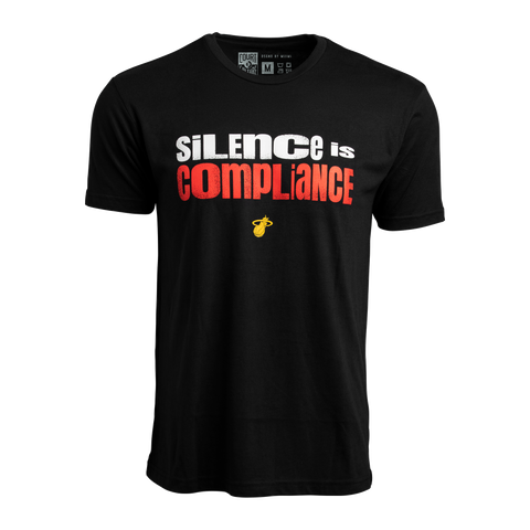 Court Culture Silence Is Compliance Men's Tee