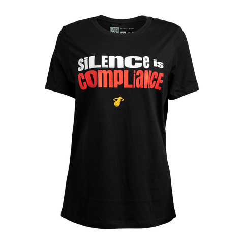 Court Culture Silence Is Compliance Women's Tee