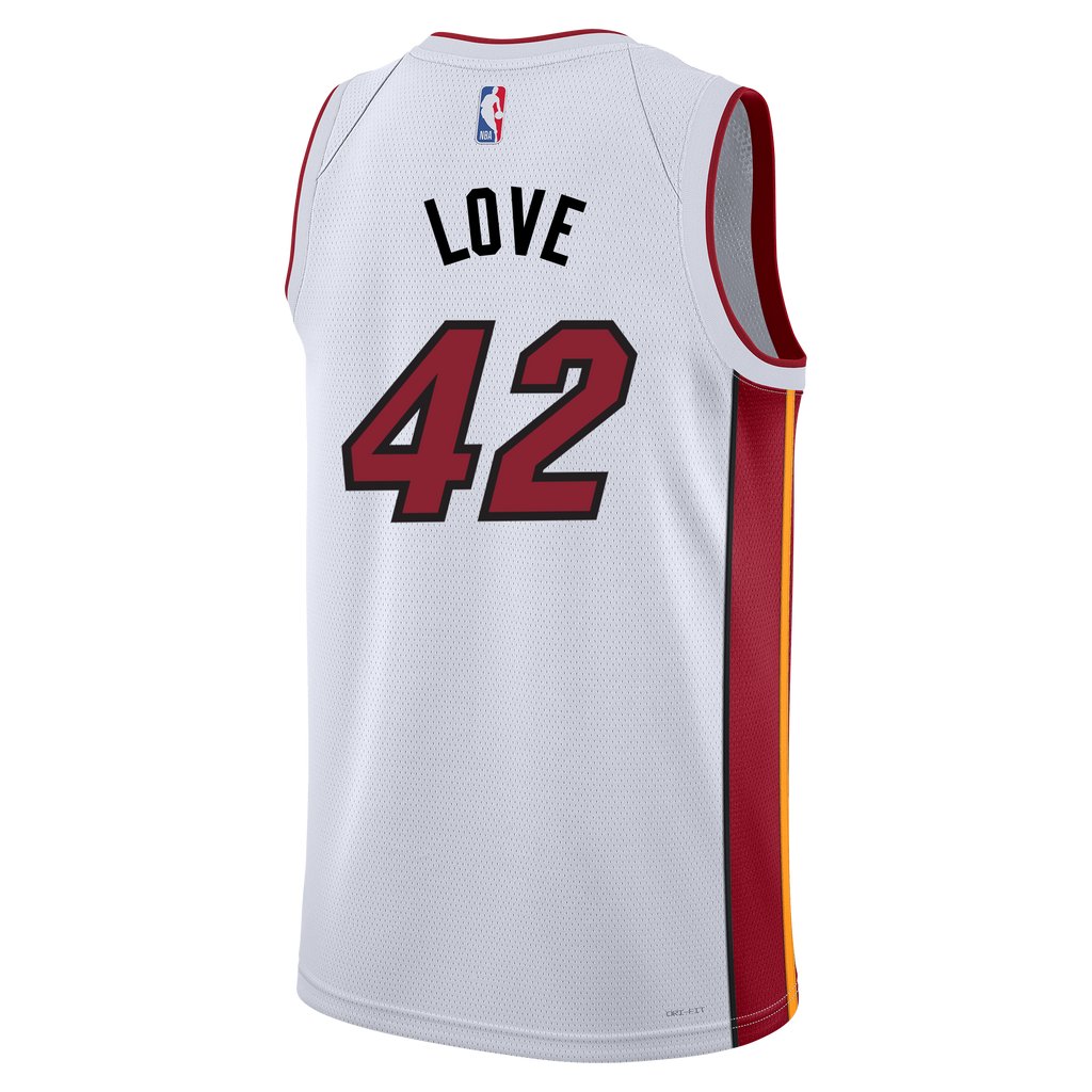 Kevin Love Nike Miami HEAT Association White Swingman Jersey Miami HEAT Store