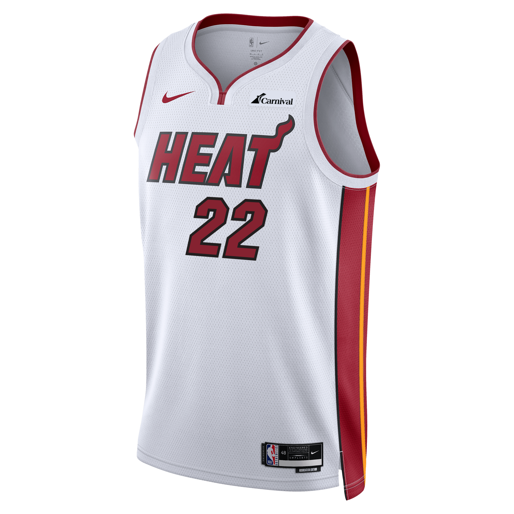 Miami Heat Nike Classic Edition Swingman Jersey - Custom - White